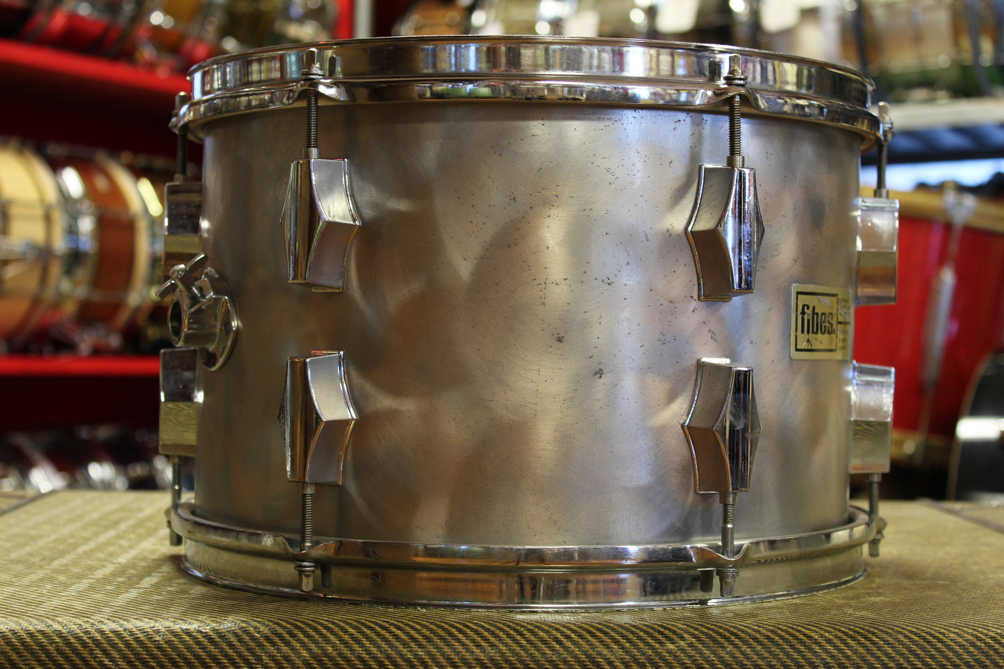 1970's Fibes Brushed Chrome over Fiberglass 14x22 16x18 9x13