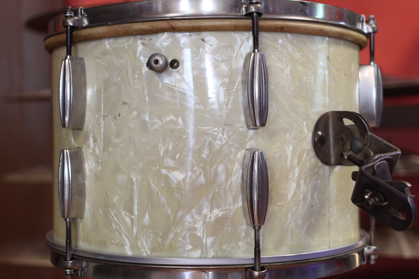 1940's Slingerland Radioking Gene Krupa Deluxe in Marine Pearl 14x26 16x16 9x13