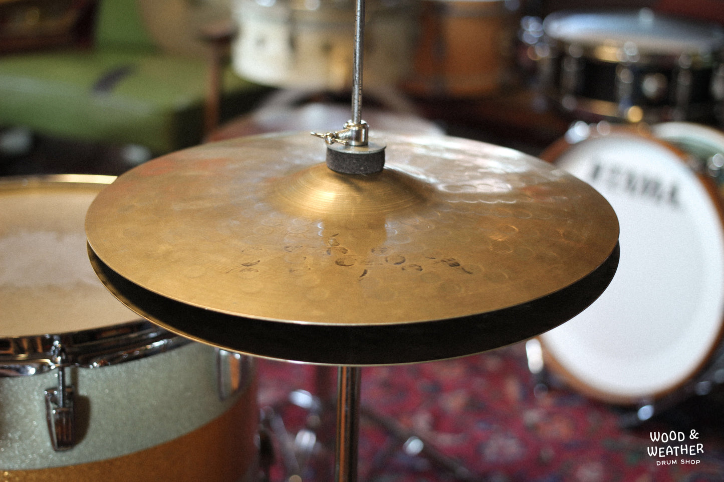 2003 Zildjian 13" Z Custom Hi-Hat Cymbals 805/895g