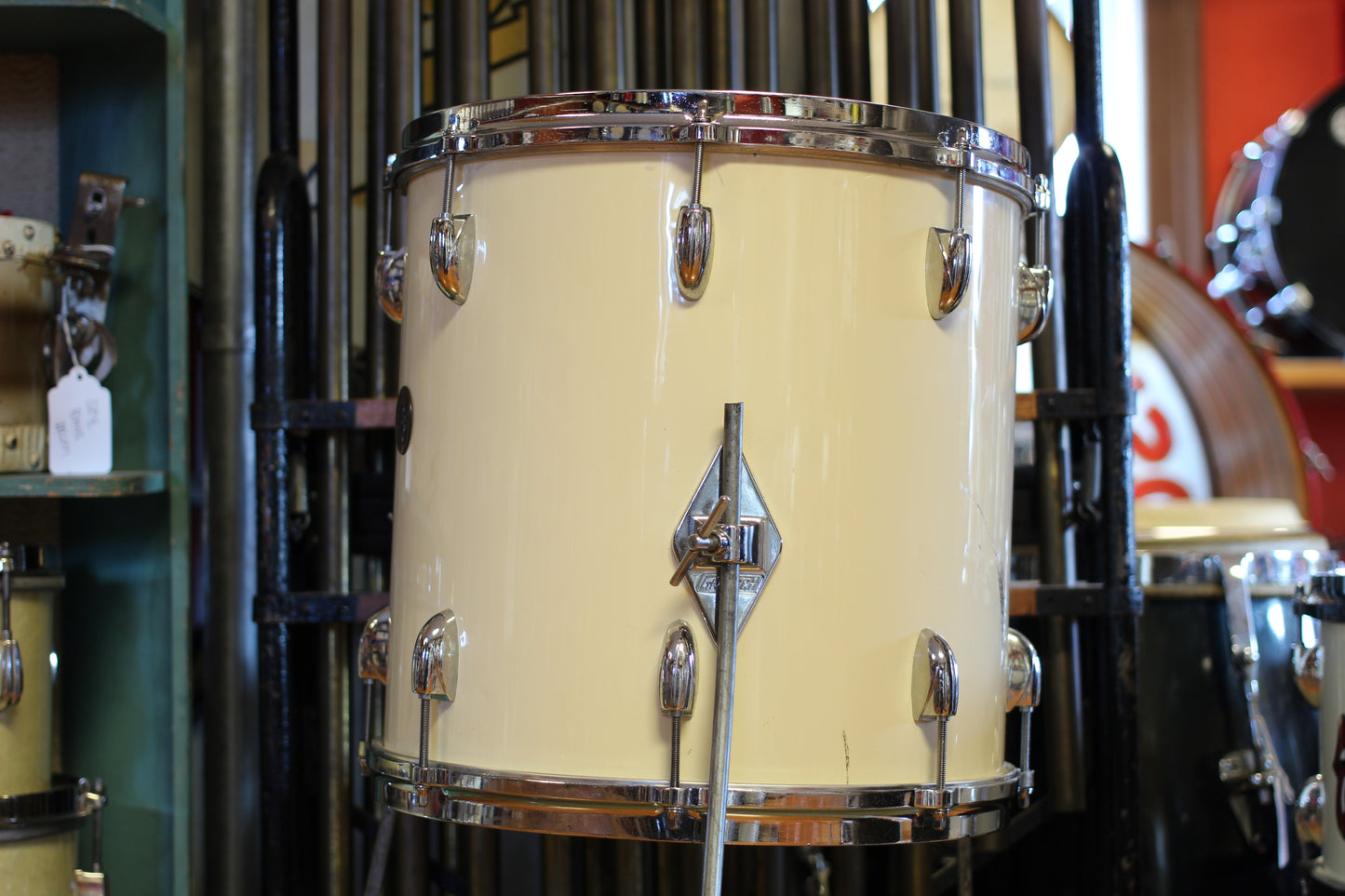 1960's Gretsch Progressive Jazz in White Gloss 14x20 14x14 8x12