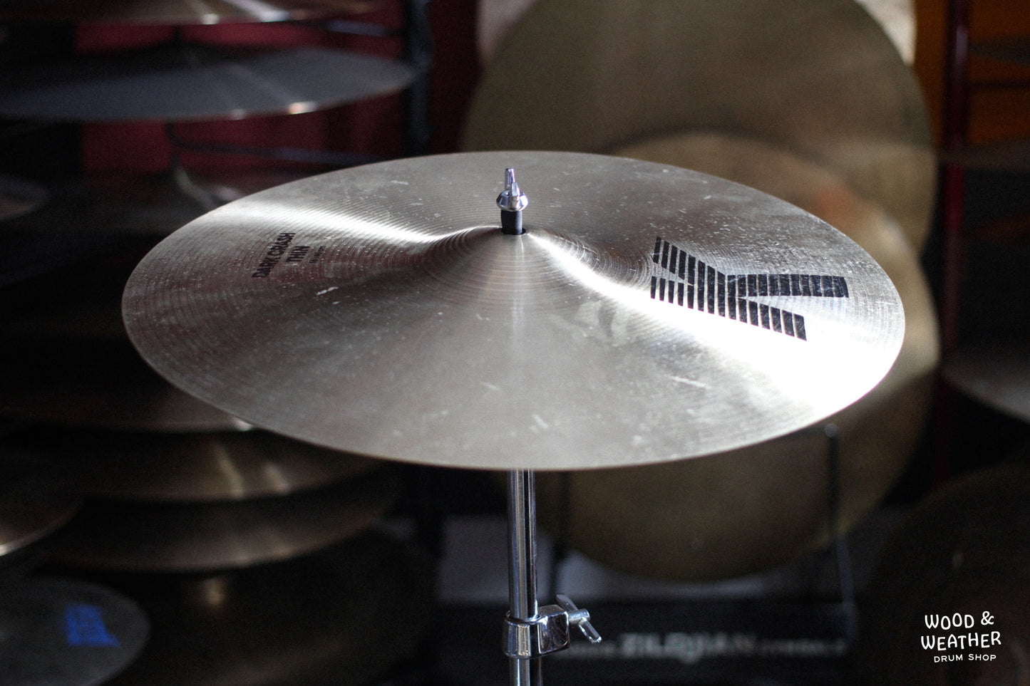 1995 Zildjian 16" K Dark Crash Thin Cymbal 866g