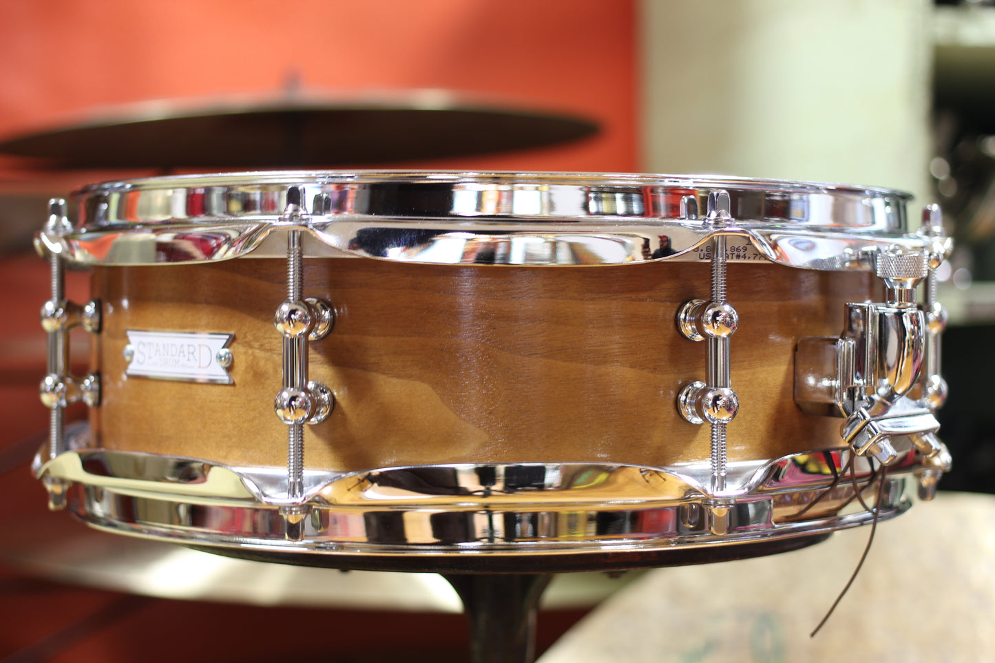 Standard Drum Company 4"x12" Snare Drum in Walnut Gloss