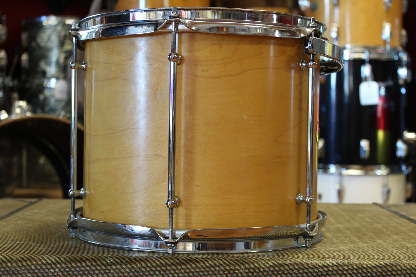1990's Montineri Custom Drum Kit in Natural Maple 8-10-12-14-20