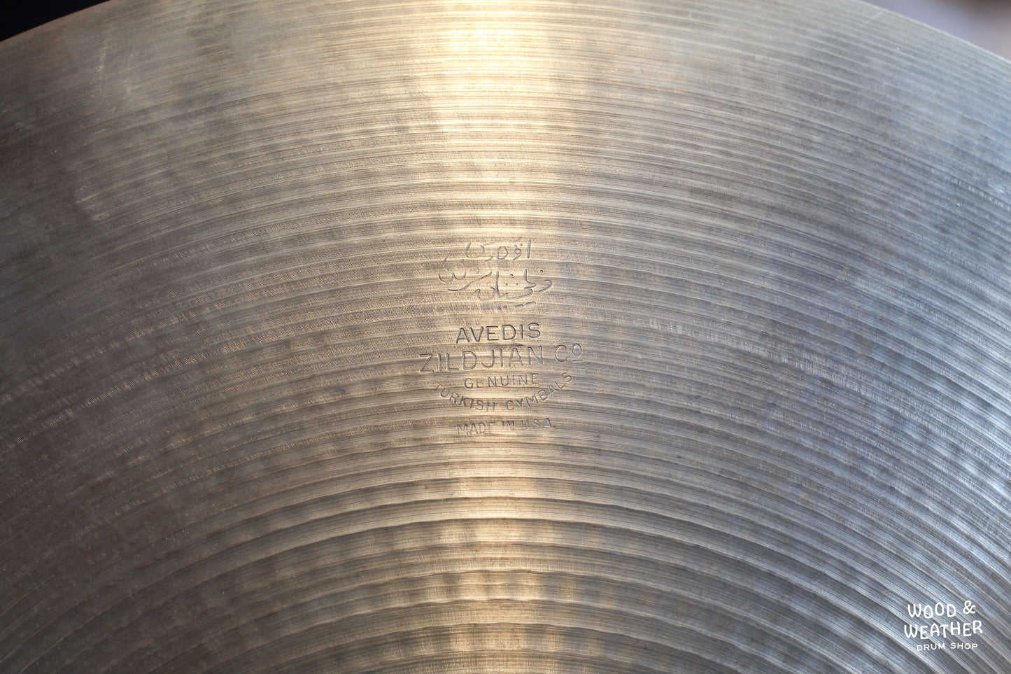 1960s A. Zildjian 20" Ride Cymbal 2200g