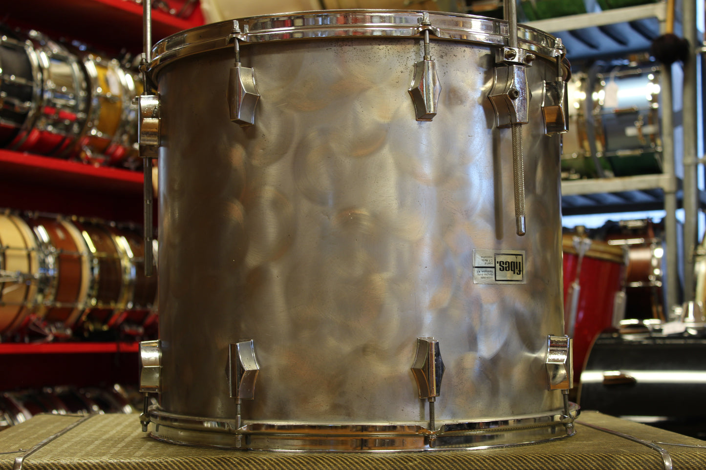 1970's Fibes Brushed Chrome over Fiberglass 14x22 16x18 9x13
