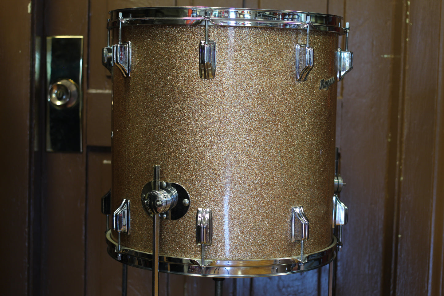 1960's Rogers Buddy Rich Celebrity Outfit in Champagne Sparkle 14x22 16x16 9x13