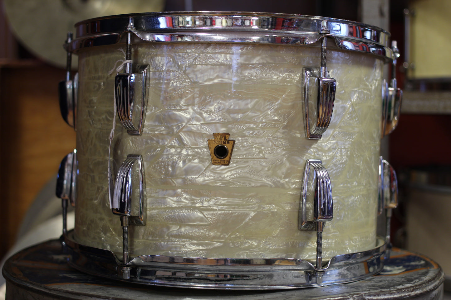 1950's WFL Super Classic in White Marine Pearl 14x22 16x16 9x13