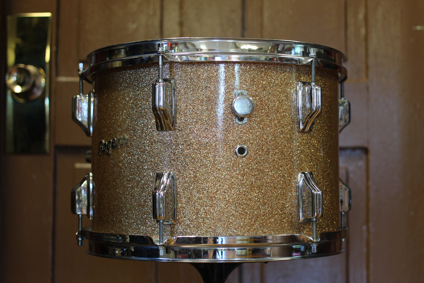 1960's Rogers Buddy Rich Celebrity Outfit in Champagne Sparkle 14x22 16x16 9x13