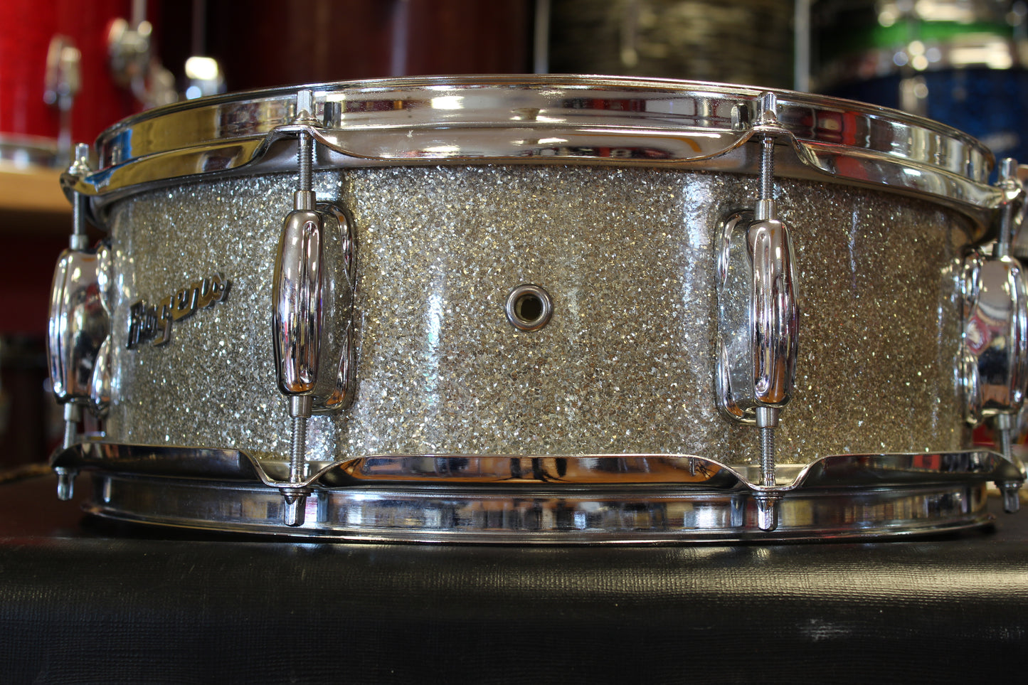 1960's Rogers Holiday Snare Drum 5"x14" in Sparkling Silver Pearl