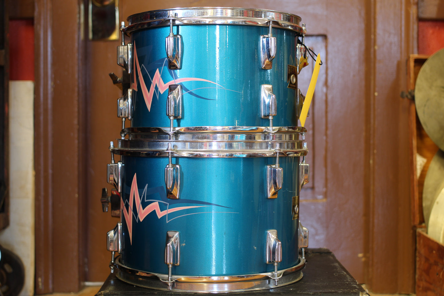 1980's Tama Superstar in Electric Blue 16x22 16x16 10x14 9x13 8x12