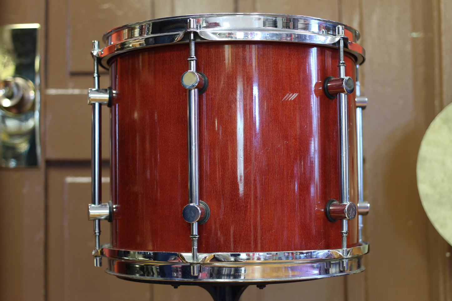 1990's Sonor Hilite in Red Maple 15x18 15x14 10x12 9x10
