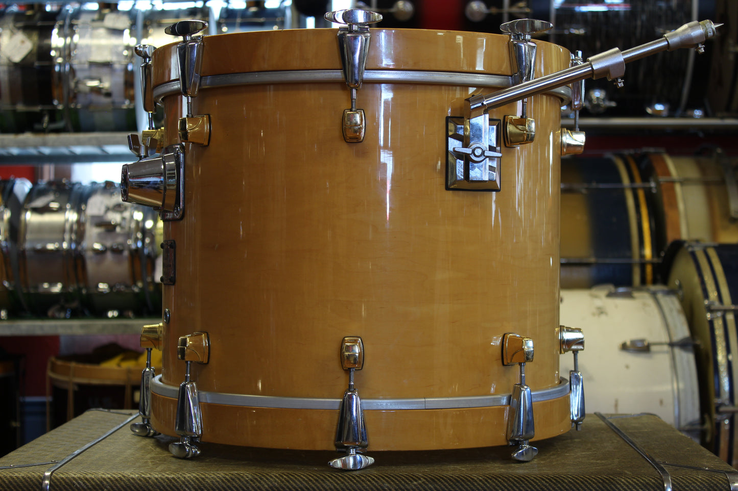1990's Yamaha Maple Custom Bop in Natural Maple 14x18 14x14 8x12