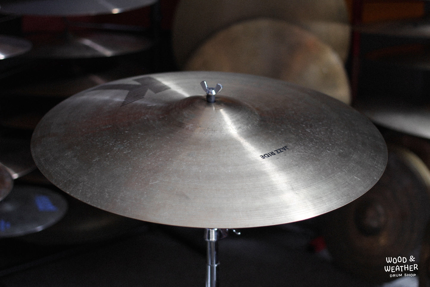 1980s Zildjian 20" K "EAK" Jazz Ride Cymbal 2130g