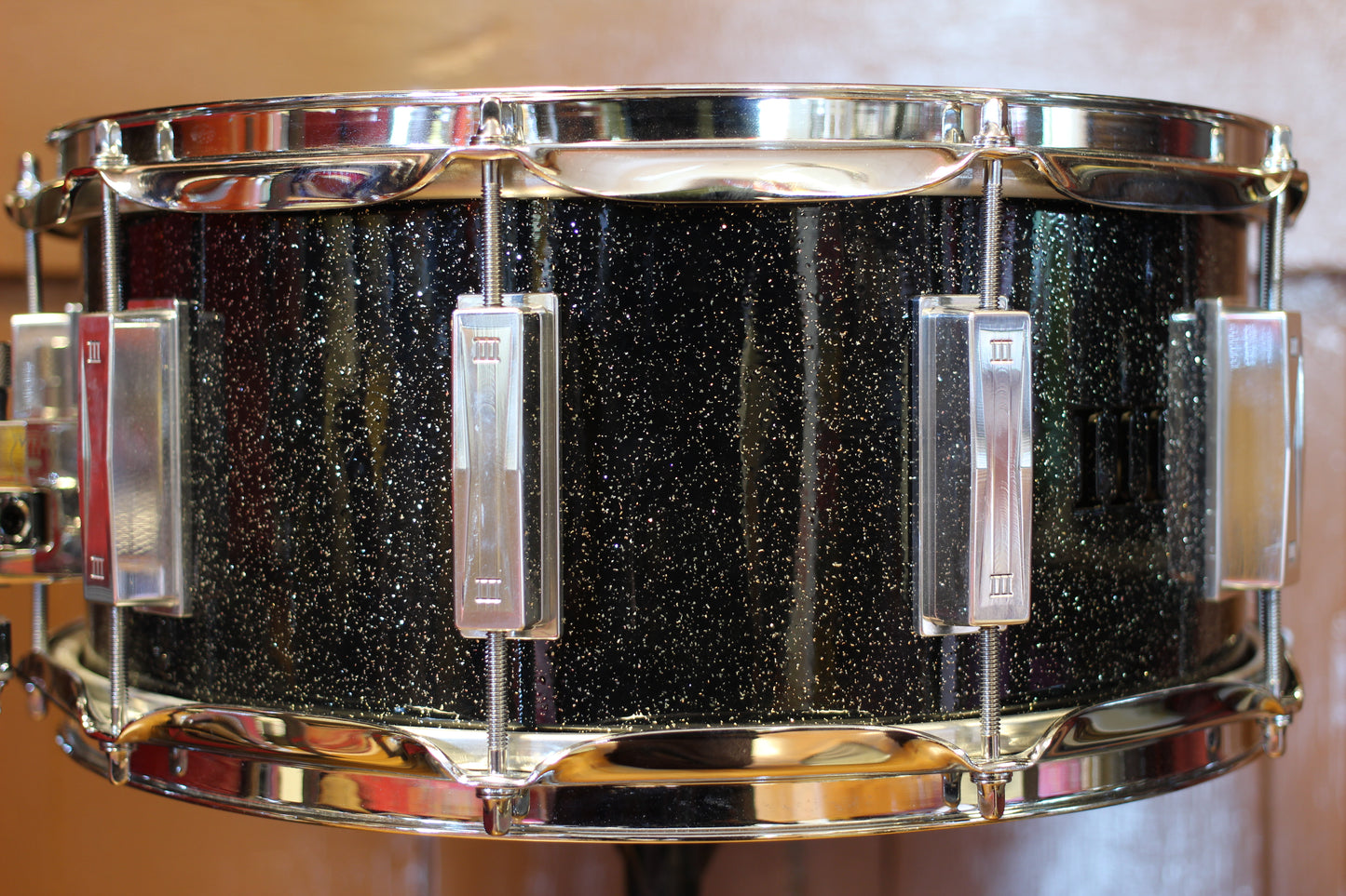 2015 WFL III '1914' Model Snare Drum in Black Sparkle 6.5"x14"
