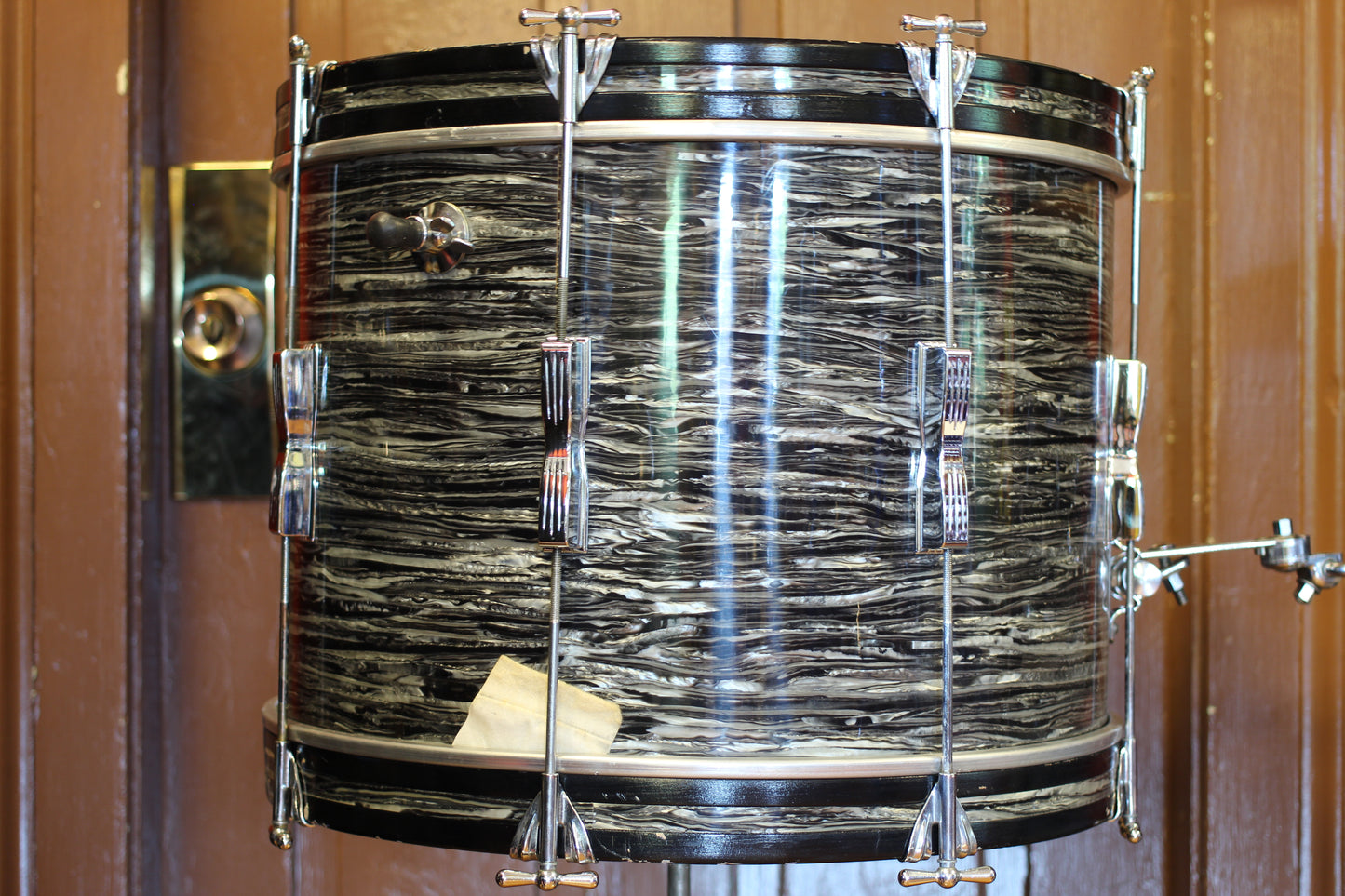 1968 Ludwig Club Date in Oyster Black Pearl 14x20 14x14 8x12