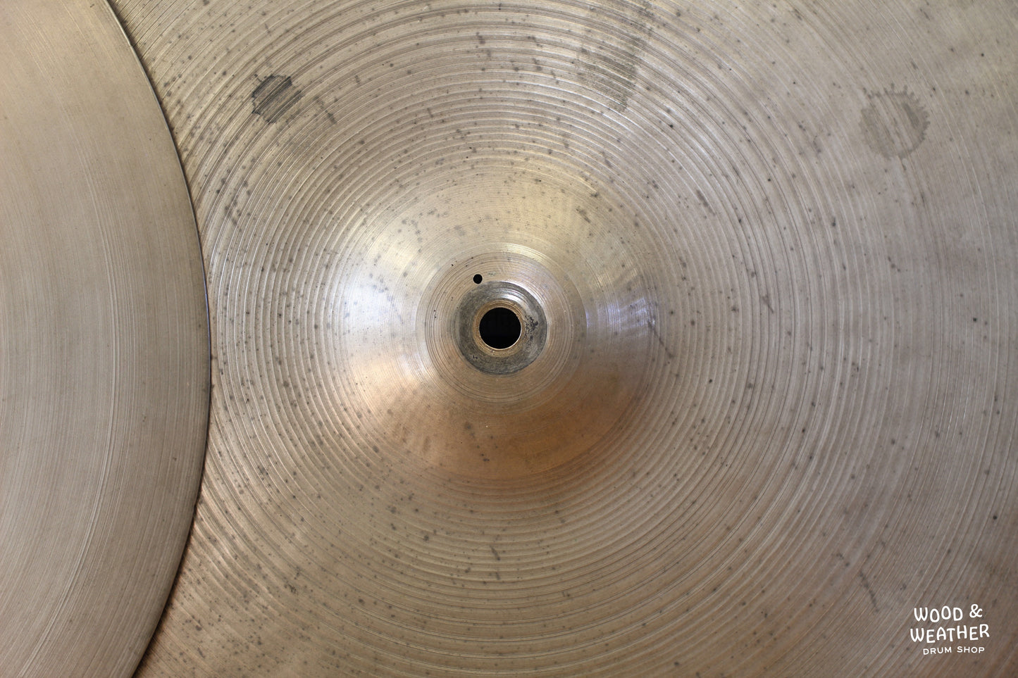 1946-53 A. Zildjian 15" "Trans Stamp" Hi-Hat Cymbals 815/1240g