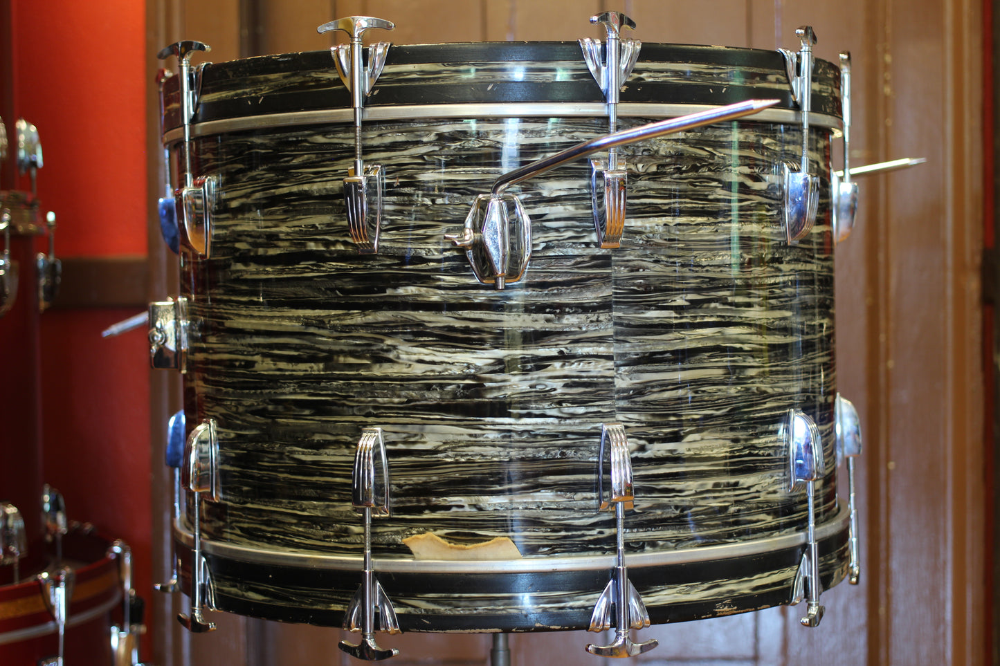 1964 Ludwig Super Classic in Oyster Black Pearl 14x22 16x16 9x13 5.5x14
