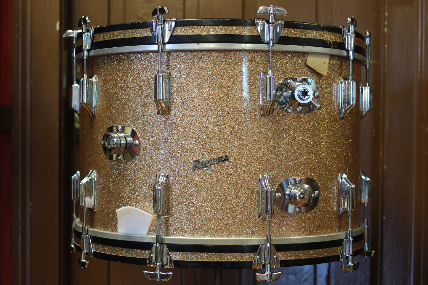 1960's Rogers Buddy Rich Celebrity Outfit in Champagne Sparkle 14x22 16x16 9x13