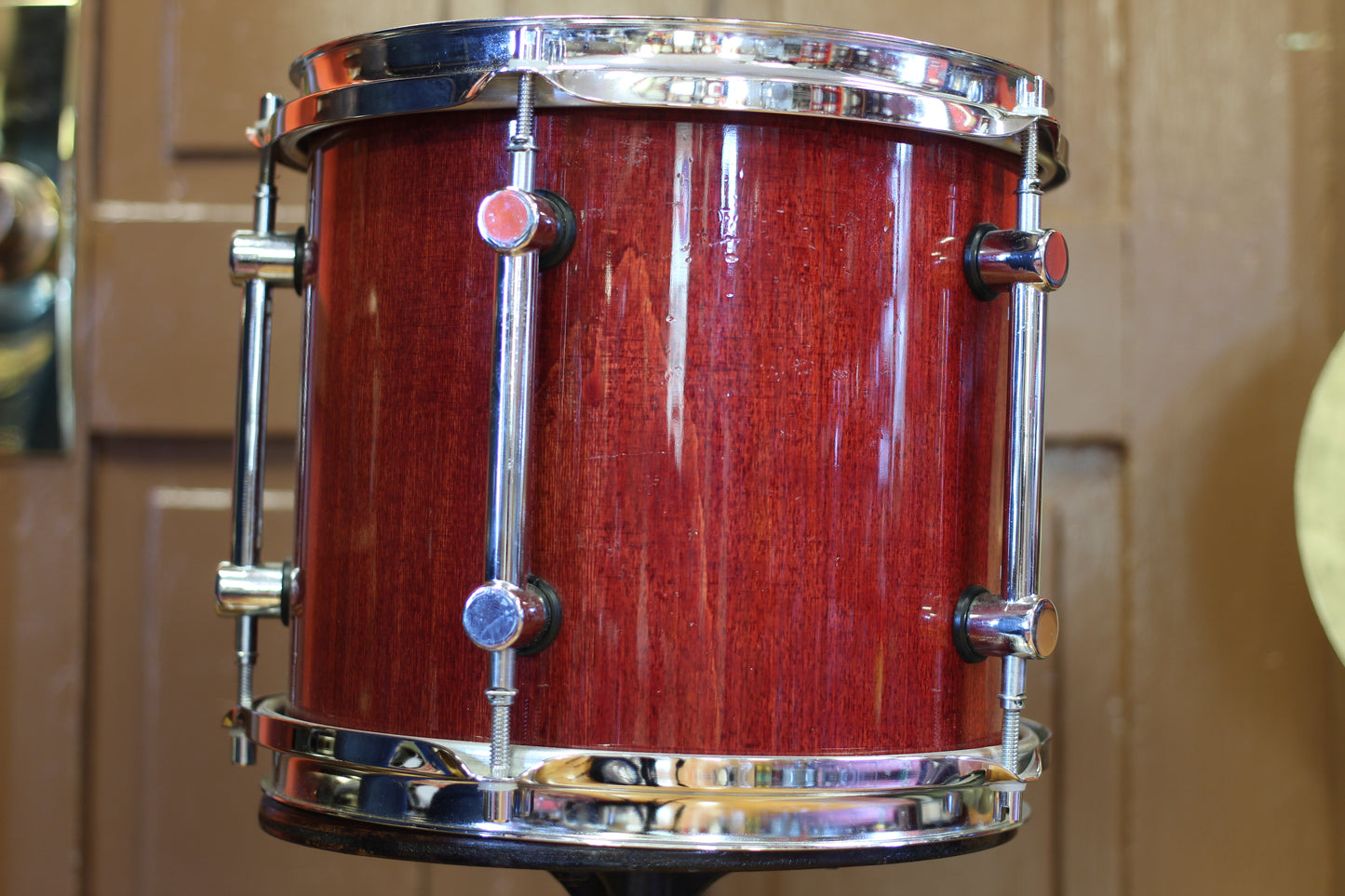 1990's Sonor Hilite in Red Maple 15x18 15x14 10x12 9x10