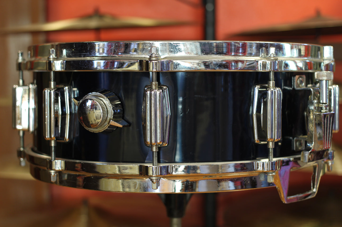 1980's Tama Fibrestar 5"x14" Snare Drum in Midnight Blue