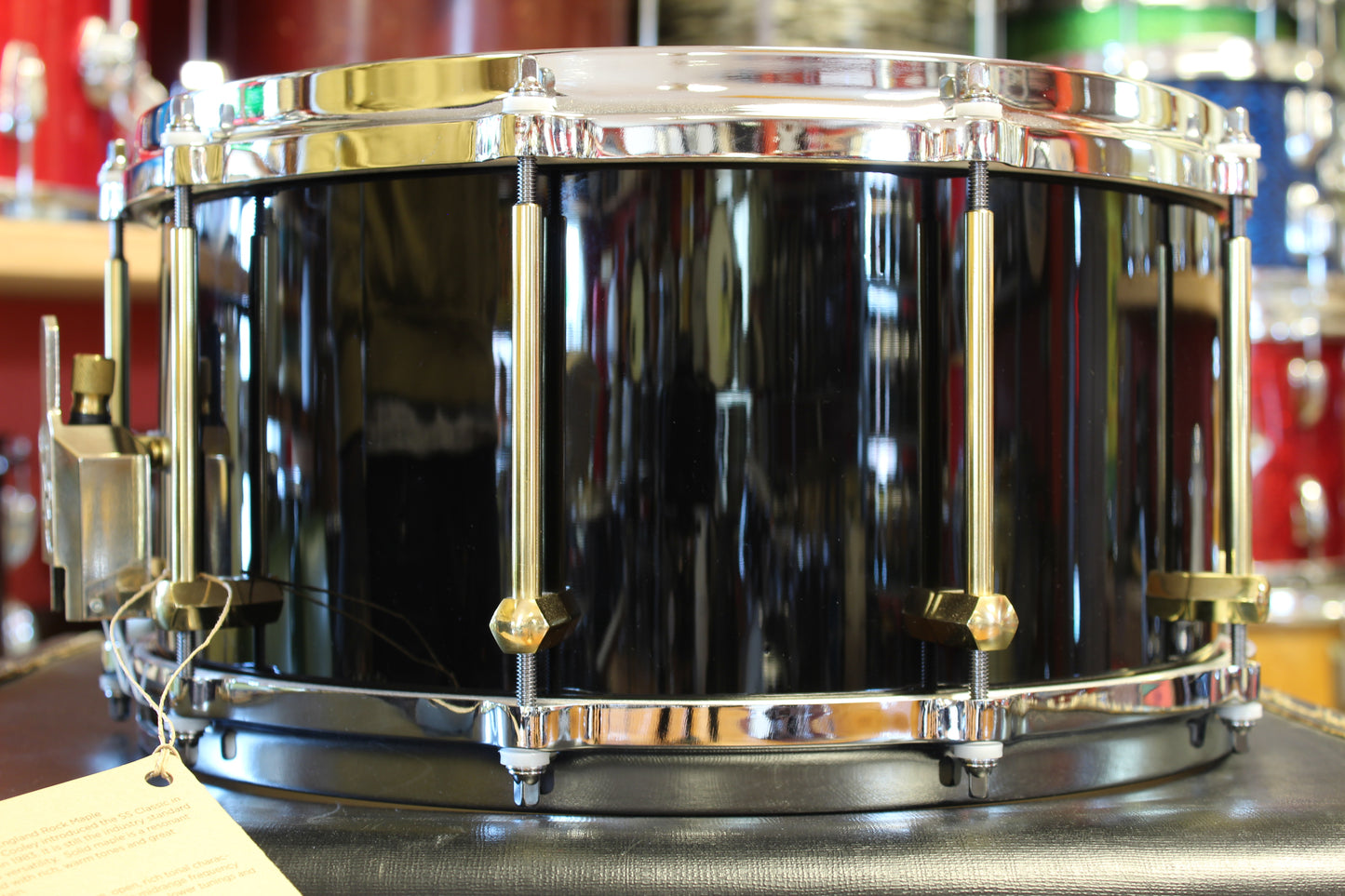 Noble & Cooley 7"x14" Solid Shell Maple in Black High Gloss