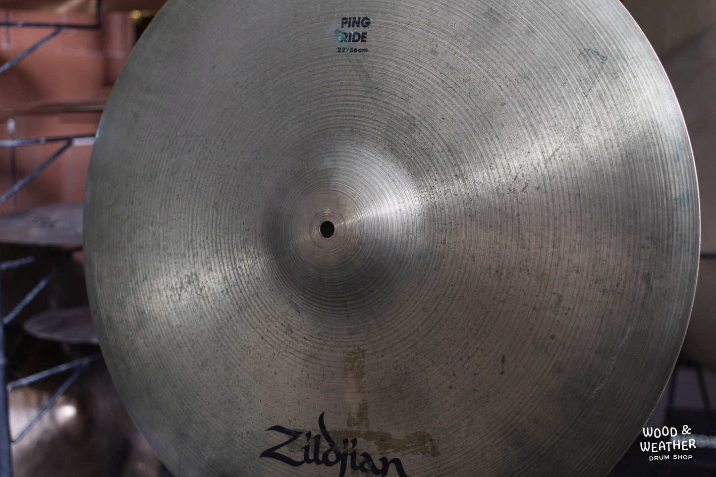 1980s A. Zildjian 22" "CO. Stamp" Ping Ride Cymbal 3447g