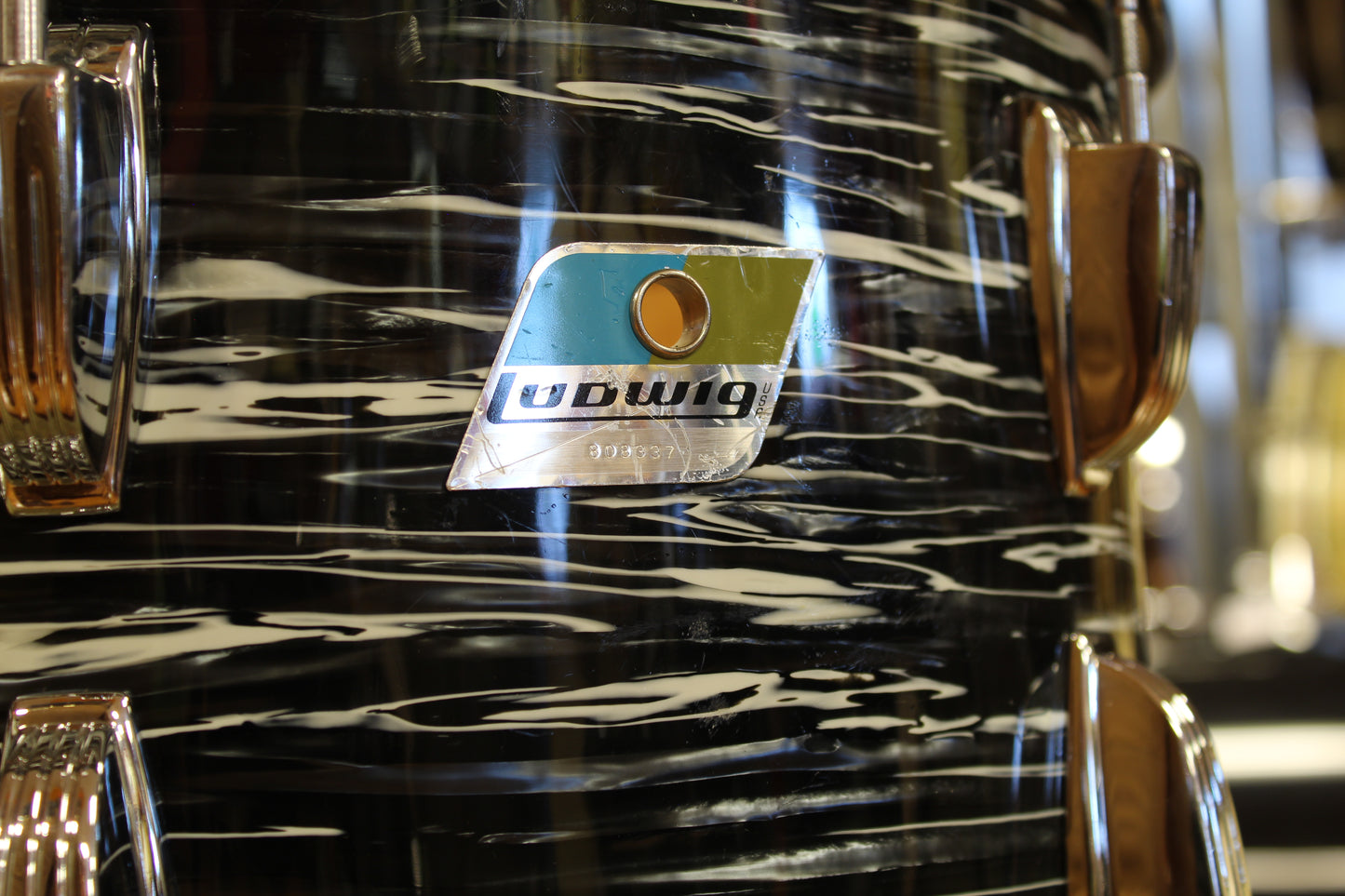 1969 Ludwig Super Classic in Oyster Black Pearl 14x22 16x16 9x13