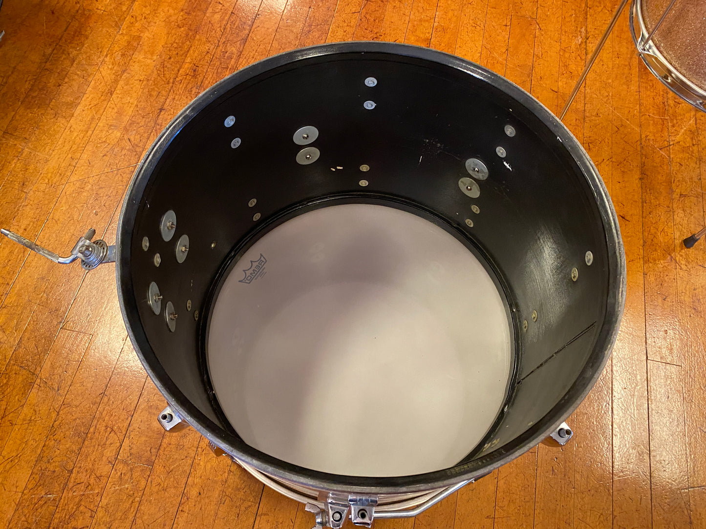 1960's Ludwig Downbeat in Champagne Sparkle 14x20 14x14 8x12