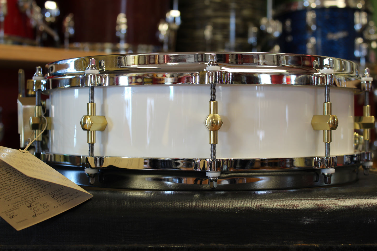 Noble & Cooley 3.875x14 Solid Shell Maple in White High Gloss