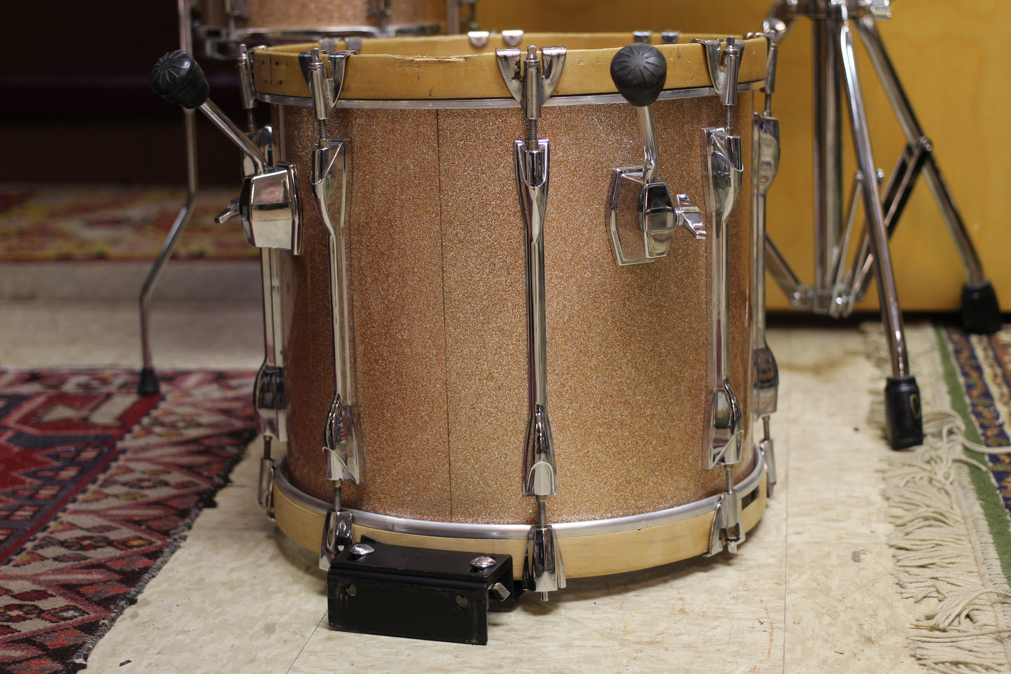 1980's Yamaha Recording Custom Micro-Bop in Champagne Sparkle 8x8 10x10 12x14