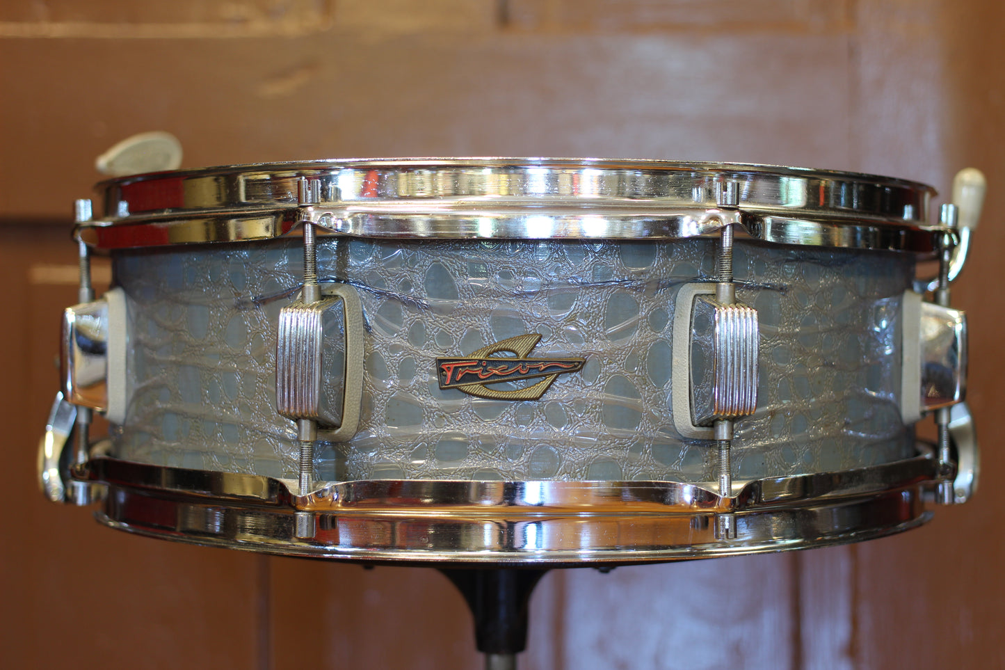 1960's Trixon Luxus in Blue Croco 14x20 9x13 16x16 5x14