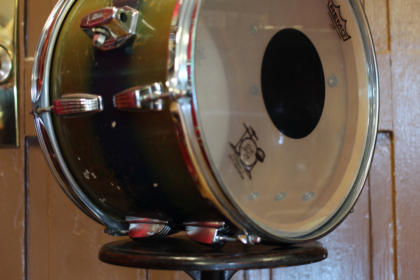 1960/70's Ludwig Deluxe Classic in Gold & Blue Duco 14x24 16x16 9x13
