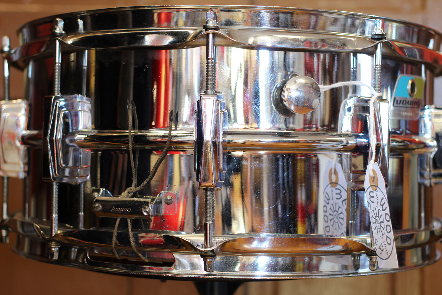 1970's Ludwig LM402 Supraphonic 6.5"x14" Serial # 1671525