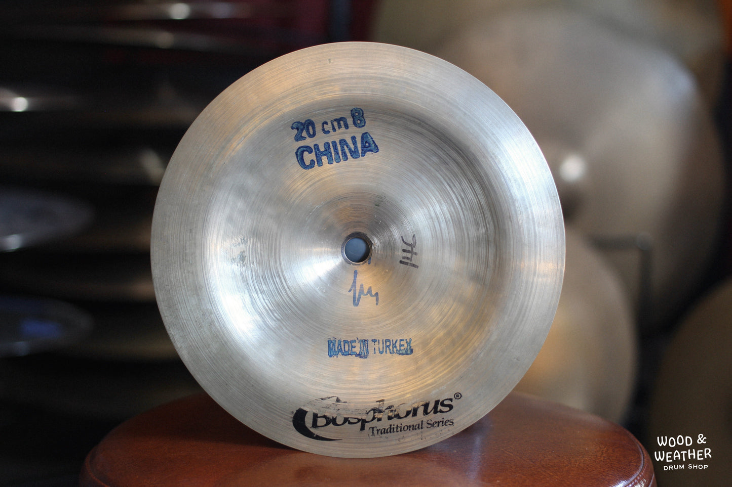 Used Bosphorus 8" Traditional Series China Cymbal 146g