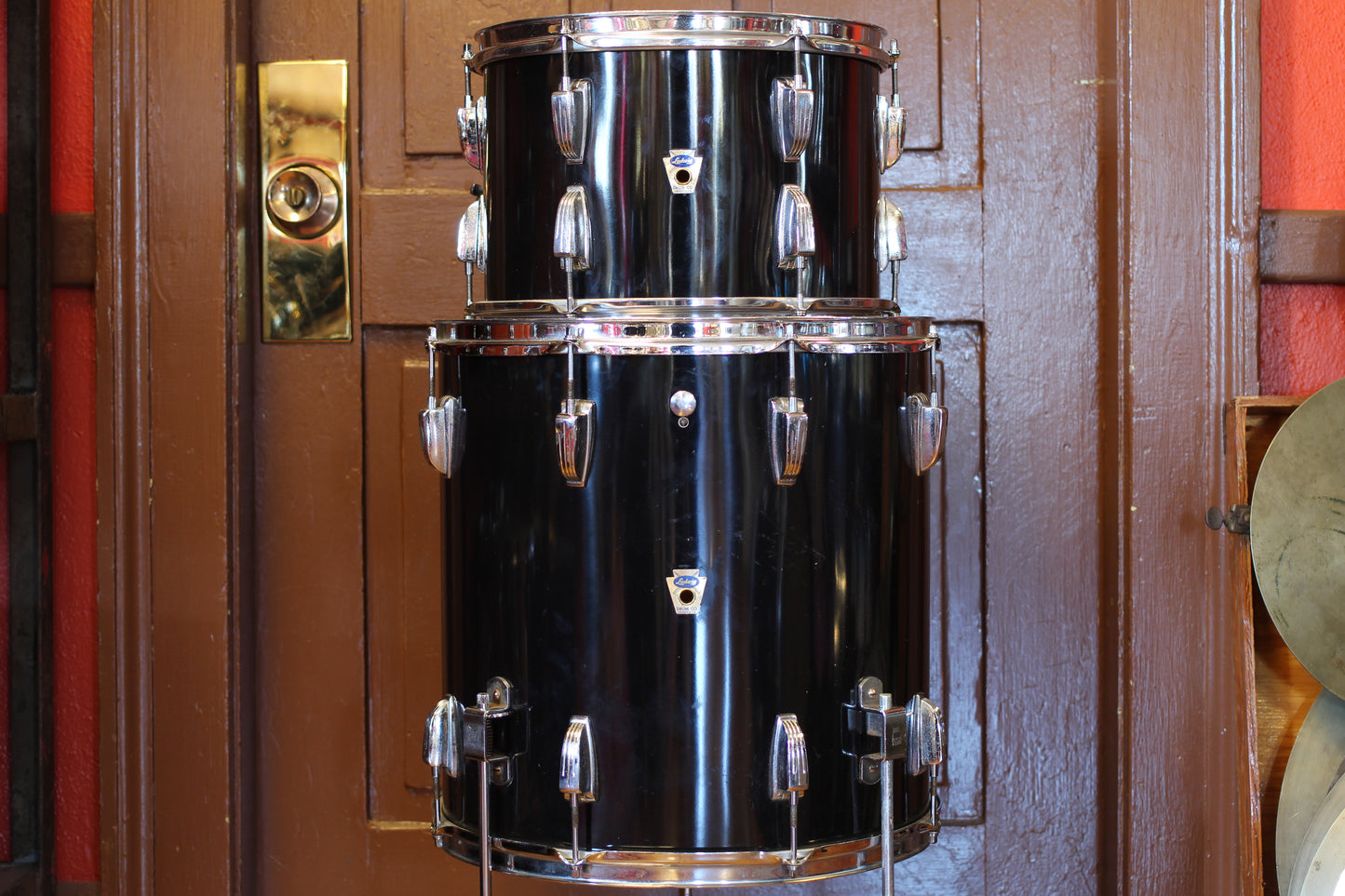 1959 Ludwig Super Classic in Black 14x22 16x16 9x13