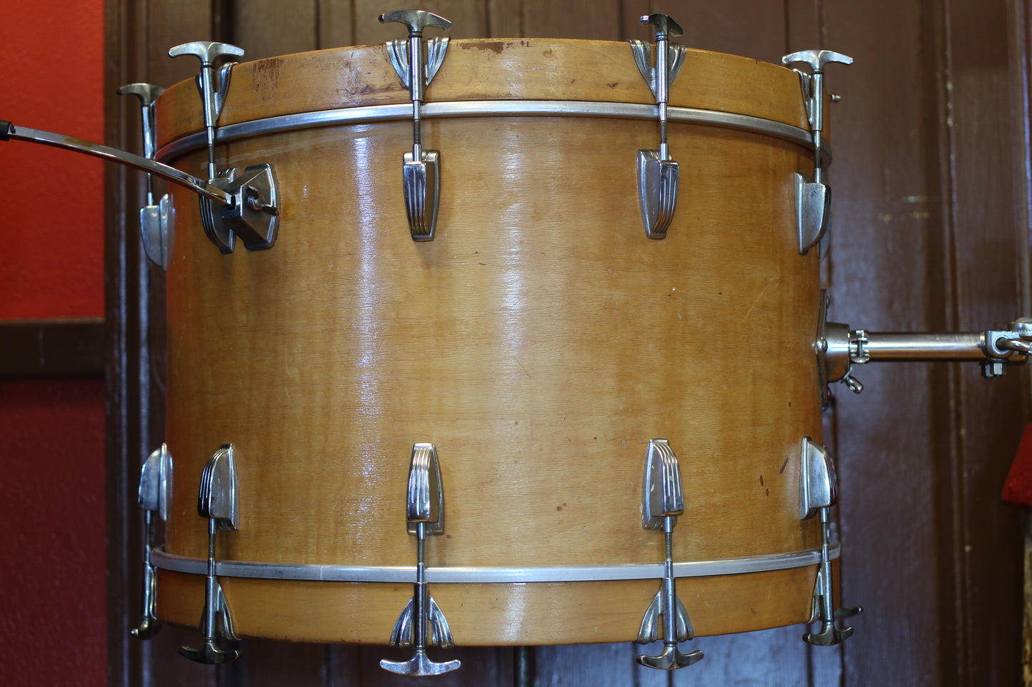 1970 Ludwig Hollywood outfit in Thermogloss 14x22 16x16 9x13 8x12