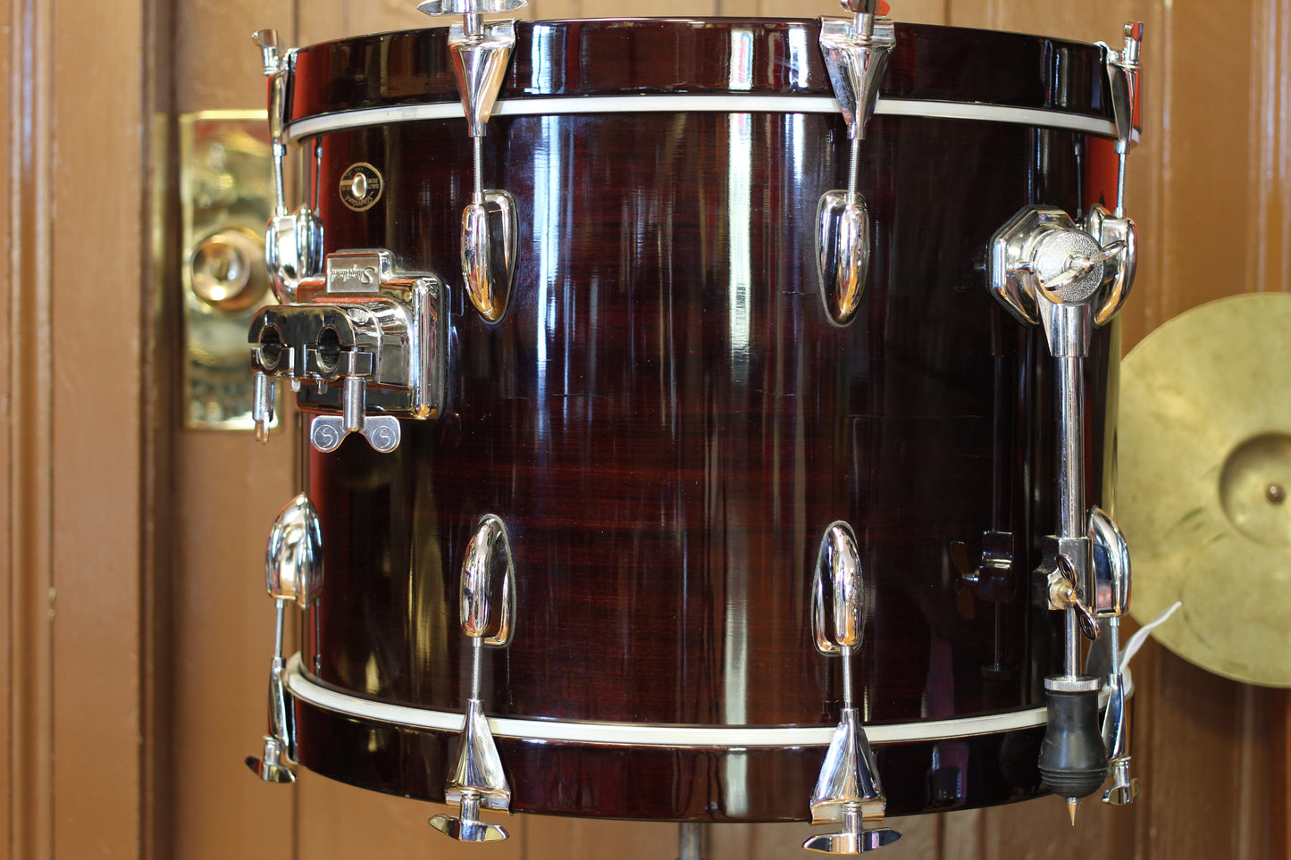 1990's Slingerland Artist Custom in Mahogany 14x20 14x14 5.5x14 8x12 8x10