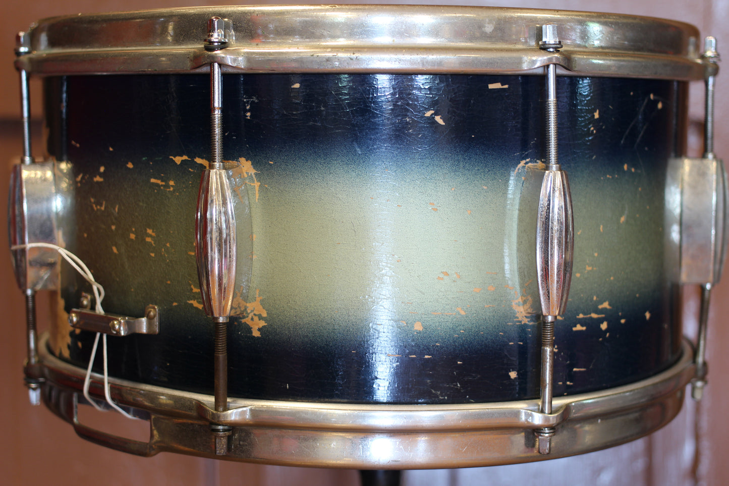 1950's Slingerland Student Model Radioking 7"x14" in Blue & Silver Duco