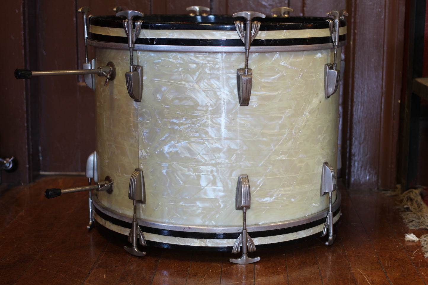 1940's WFL Bass Drum 14"x20" in White Marine Pearl