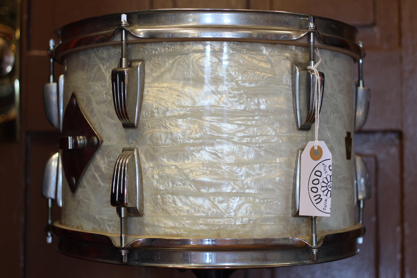 1950's WFL 'New Yorker' in White Marine Pearl 12x22 16x16 9x13