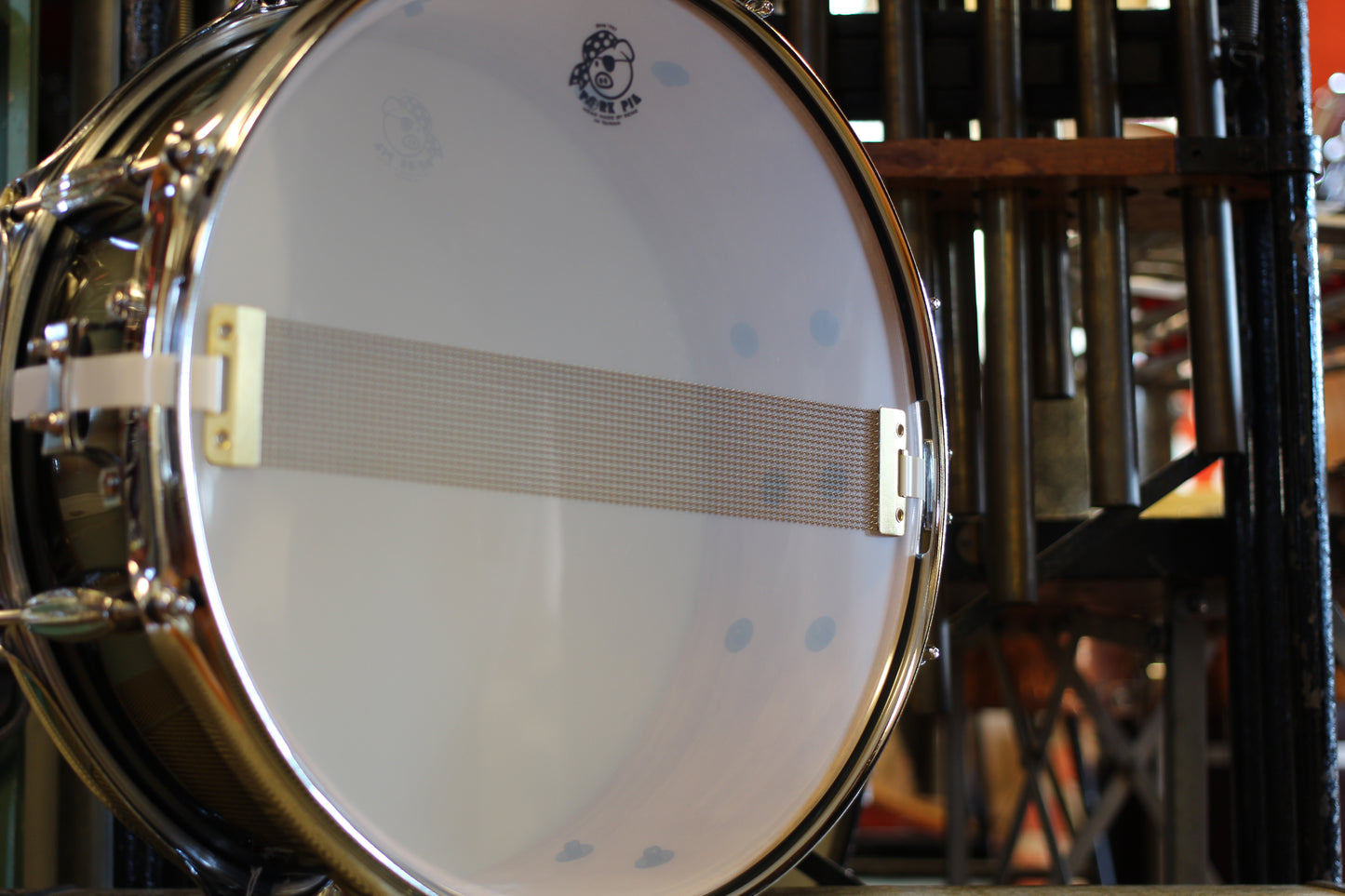 2022 Pork Pie Percussion Hip Pig 5"x14" in Black & Gold Duco