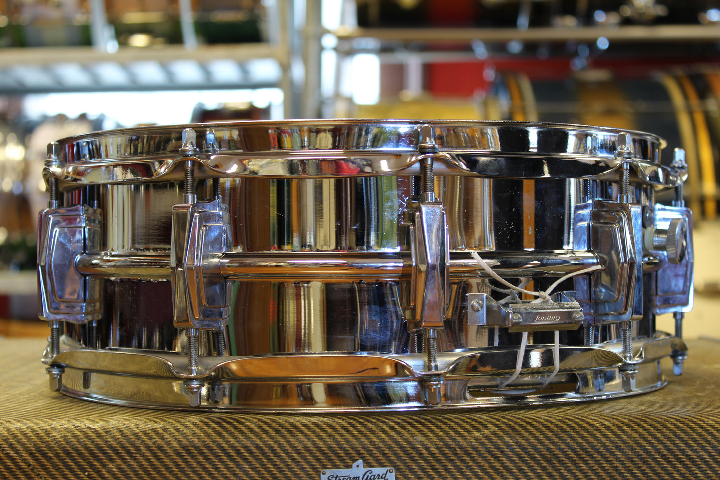 1980's Ludwig LM400 5"x14" Supraphonic Snare Drum Serial #3002870