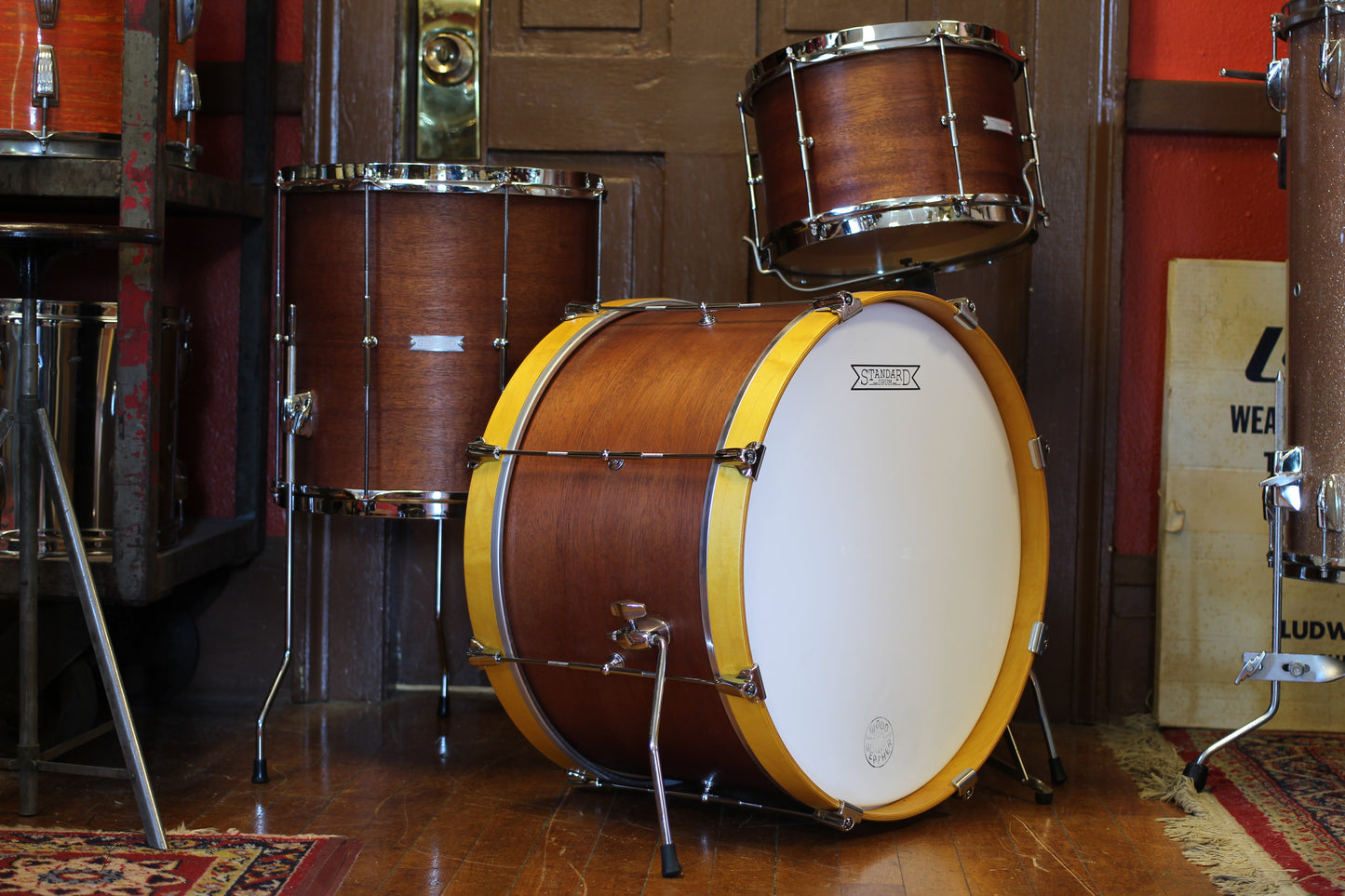 Standard Drum Company Old Timer 12x20 14x14 8x12 & 4.5x14(optional)