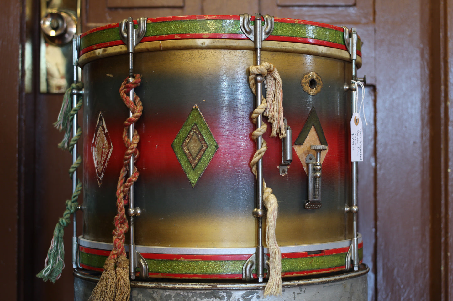 1930's Slingerland 12"x17" Parade Drum in Full Dress Duco
