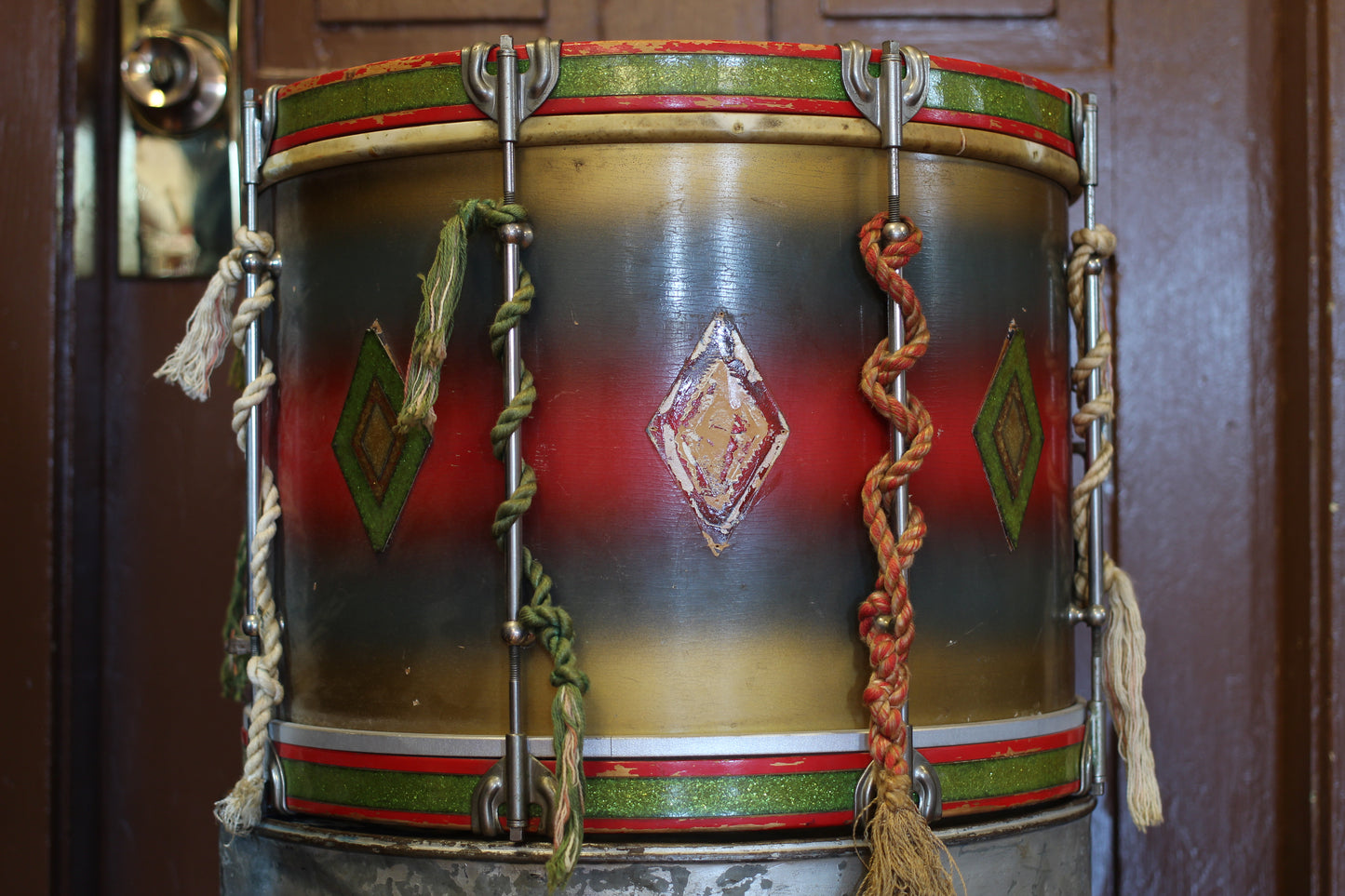 1930's Slingerland 12"x17" Parade Drum in Full Dress Duco
