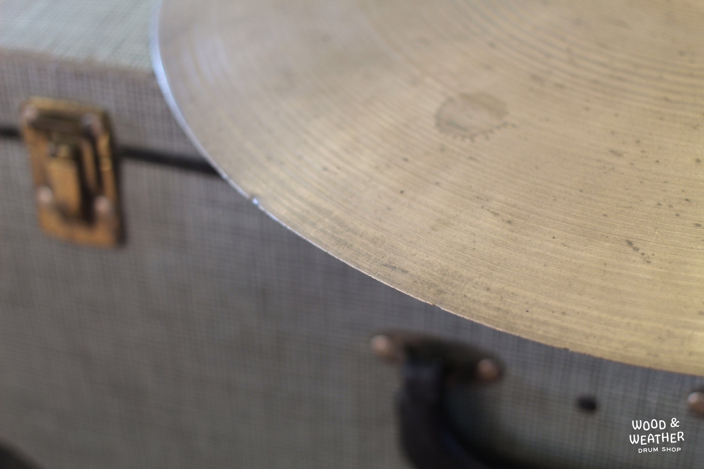 1946-53 A. Zildjian 15" "Trans Stamp" Hi-Hat Cymbals 815/1240g