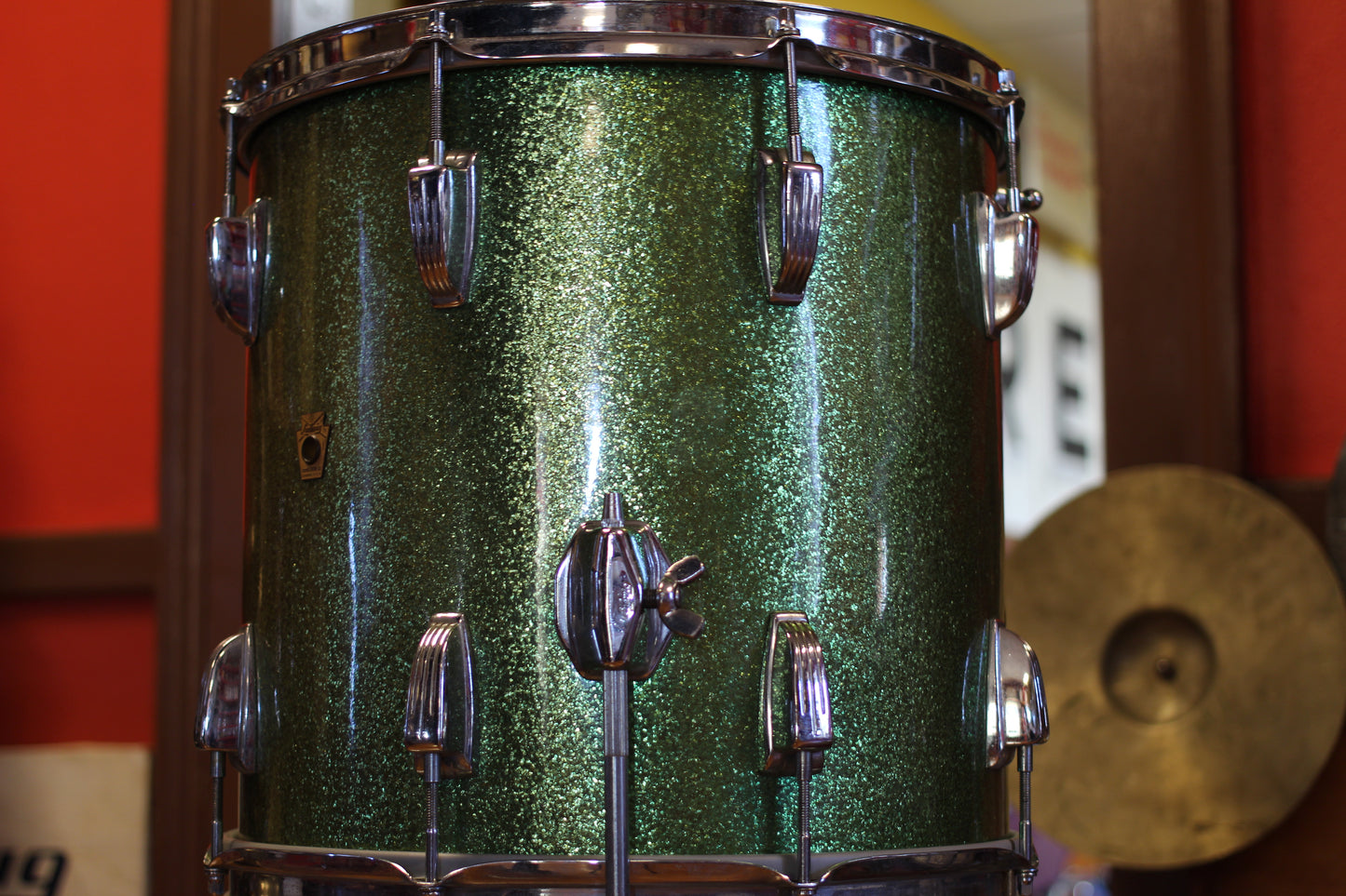 1960's Ludwig Jazzette in Green Sparkle 12x18 14x14 8x12