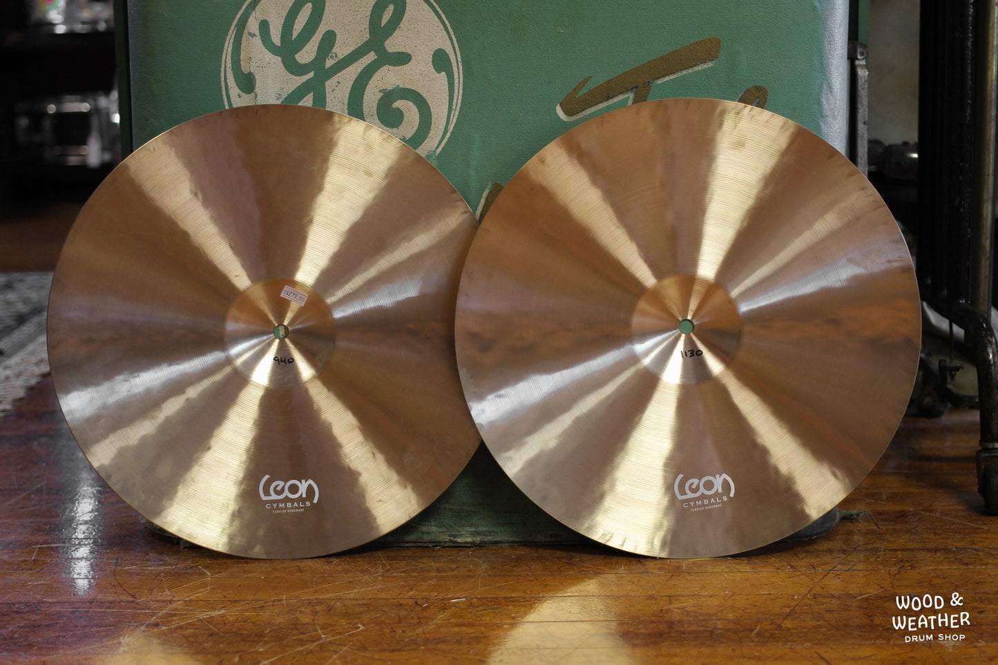 Leon Cymbals 15" Dark Hats Hi-Hat Cymbals 940/1130g