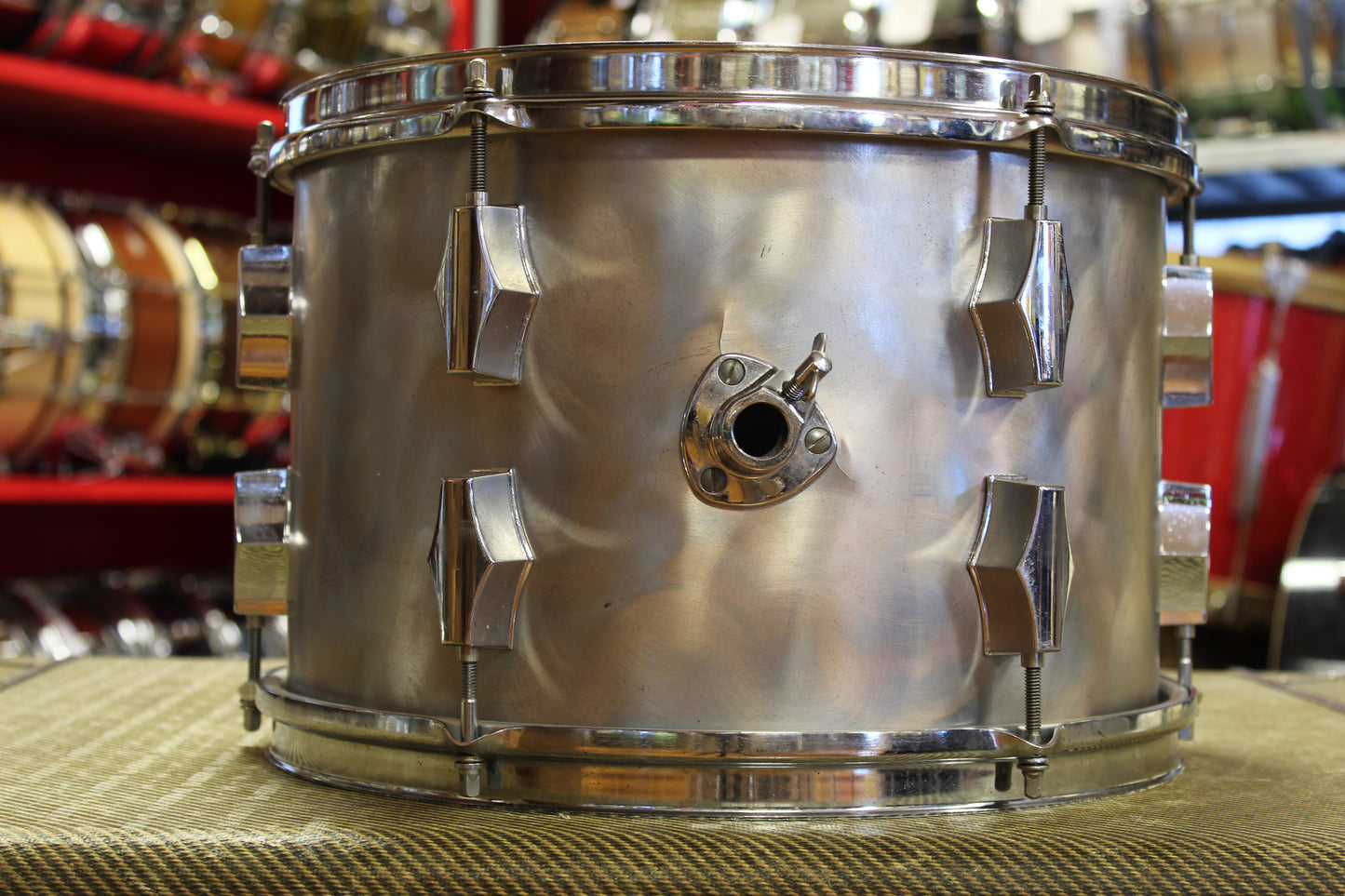 1970's Fibes Brushed Chrome over Fiberglass 14x22 16x18 9x13