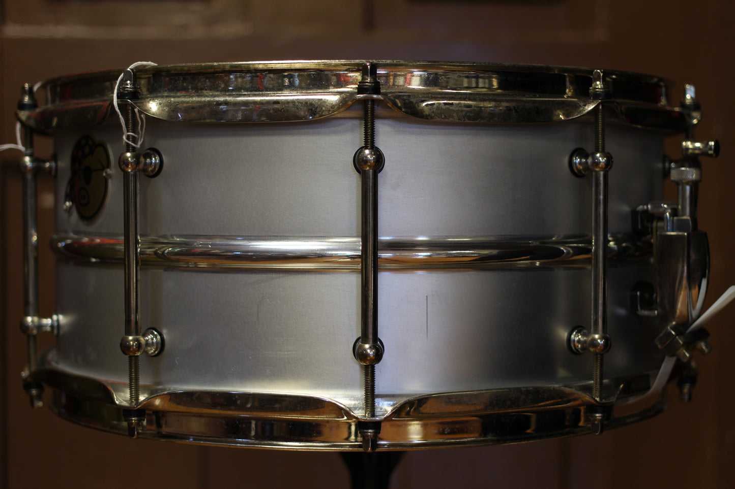 Pork Pie Percussion 6.5"x14" Aged Aluminum Snare Drum